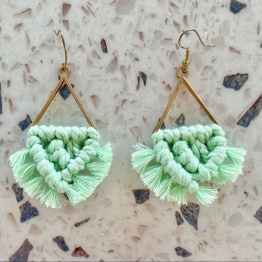 ✨🆕✨ handmade macrame earrings